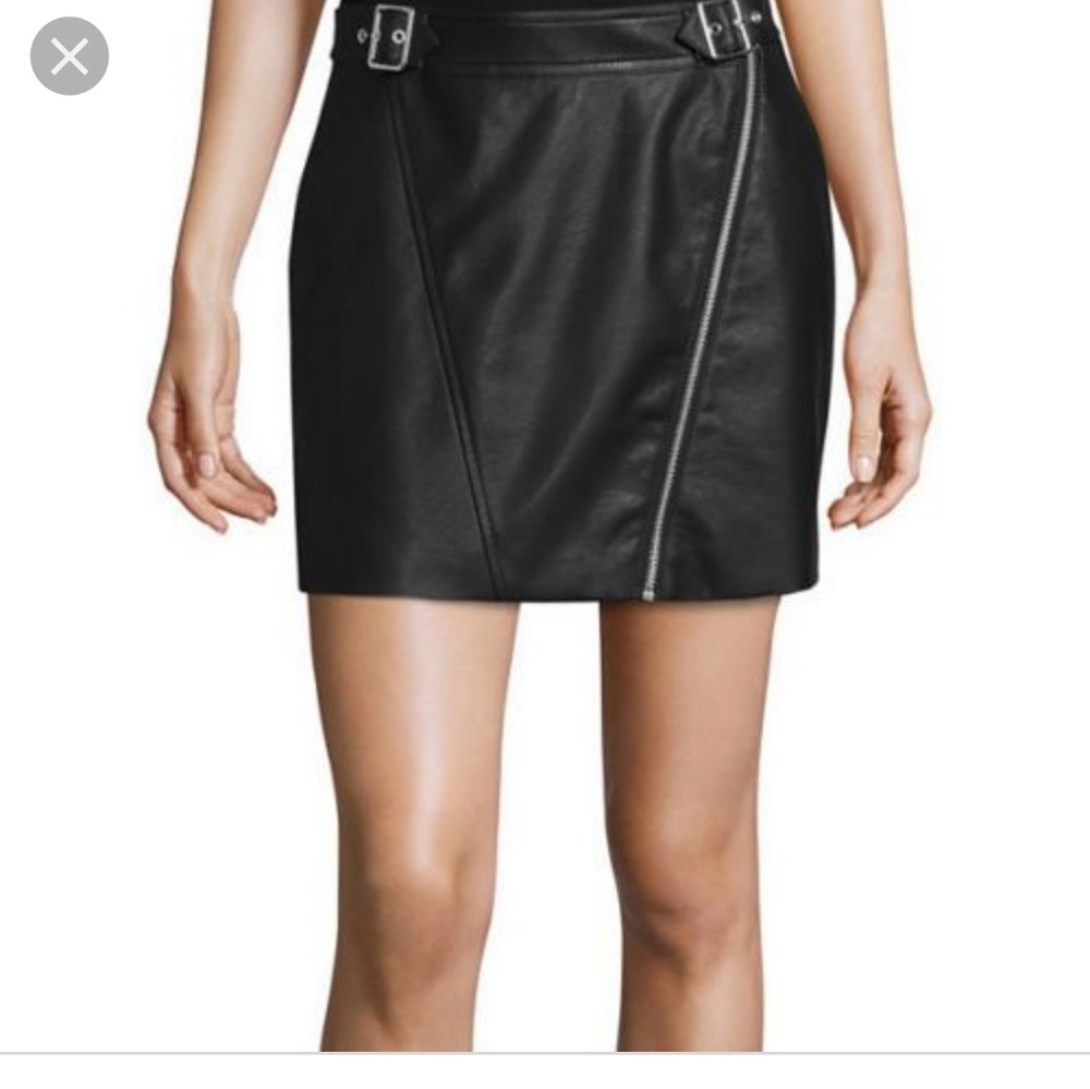 Leather skirt